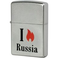 Зажигалка ZIPPO 205 I FLAME RUSSIA