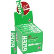 Бумага сигаретная Gizeh Green Extra Slim 66 (Гизех Экстра Слим) (50 шт/бл)